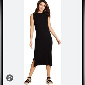 Universal Thread Black Midi Dress